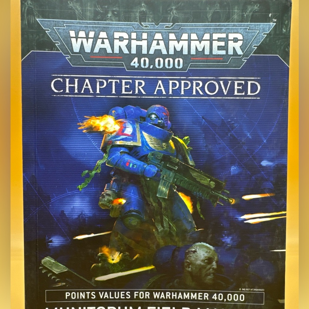 Warhammer 40000 Chapter Approved Munitorum Field Manual Book